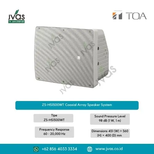 ZS-HS1500WT Coaxial Array Speaker System