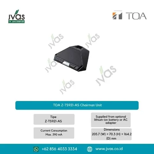 TOA Z-TS921-AS Chairman Unit