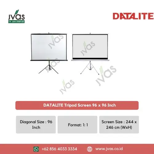 DATALITE Tripod Screen 96 x 96 Inch