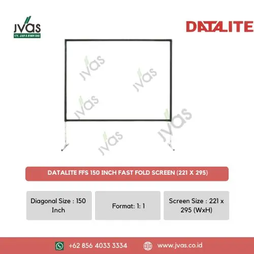 DATALITE FFS 150 Inch Fast Fold Screen (221 x 295)