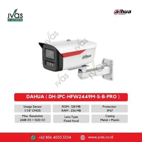 DAHUA ( DH-IPC-HFW2449M-S-B-PRO )