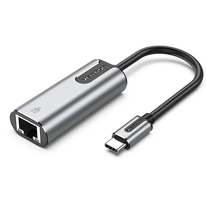 VENTION CONVERTER TYPE-C to Gigabit Ethernet Aluminum Gray