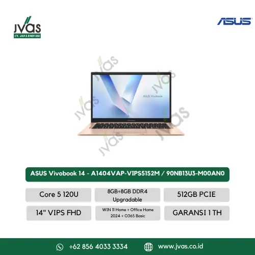 ASUS Vivobook 14 - A1404VAP-VIPS5152M / PN-90NB13U3-M00AN0