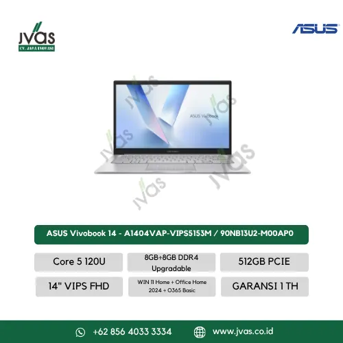 ASUS Vivobook 14 - A1404VAP-VIPS5153M / PN-90NB13U2-M00AP0
