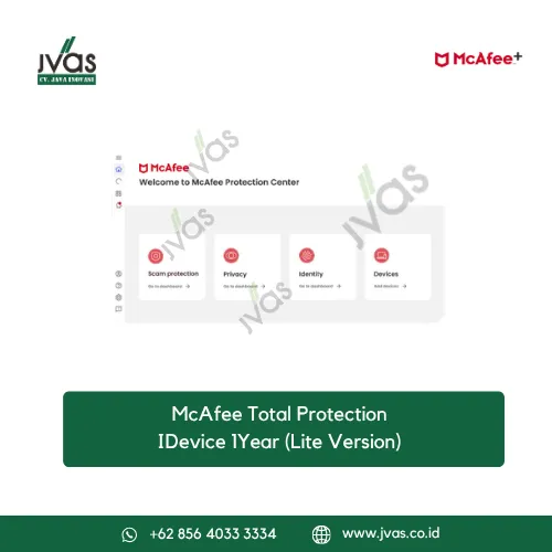 McAfee Total Protection  1 Device 1 Year (Lite Version)