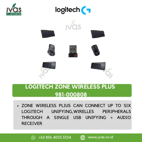 LOGITECH ZONE WIRELESS PLUS-981-000808 