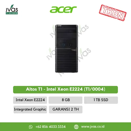 Acer Altos T1 - Intel Xeon E2224 (T1/0004) 