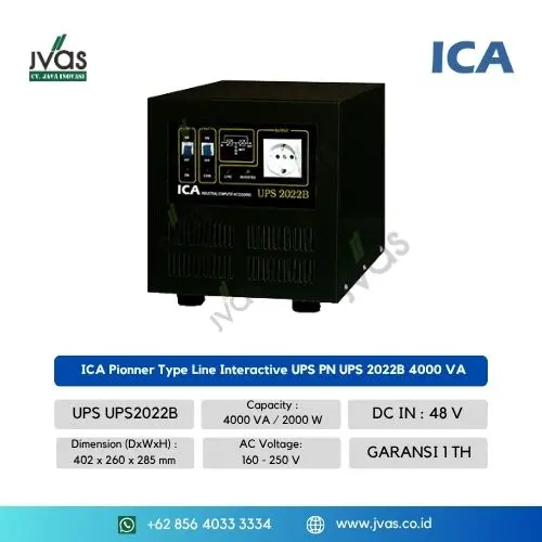 ICA Pionner Type Line Interactive UPS PN/ UPS 2022B /4000 VA