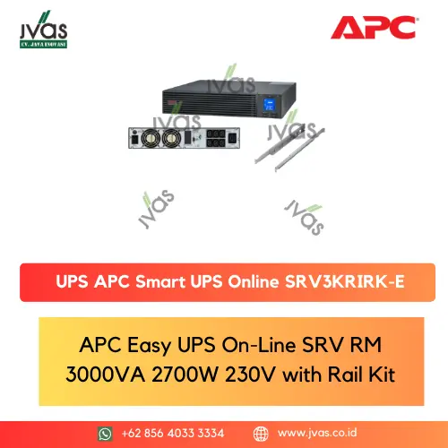 UPS APC Smart UPS Online SRV3KRIRK-E