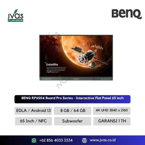 BENQ RP6504 Board Pro Series - Interactive Flat Panel 65 inch 