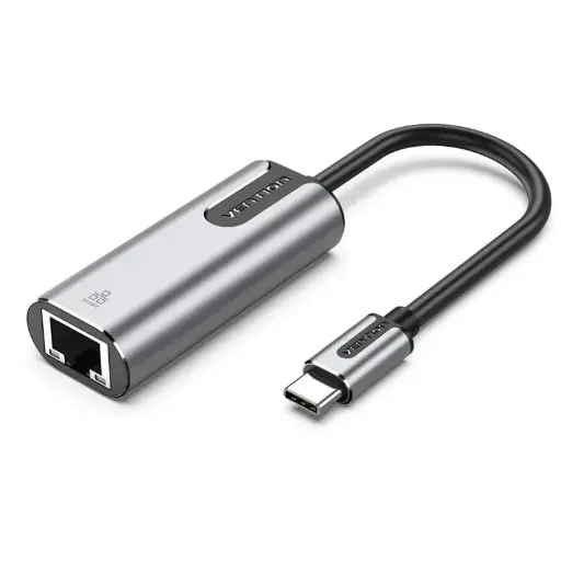 VENTION CONVERTER TYPE-C to Gigabit Ethernet Aluminum Gray