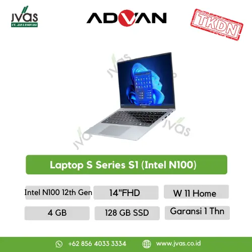 Advan Laptop S Series S1 (Intel N100)  