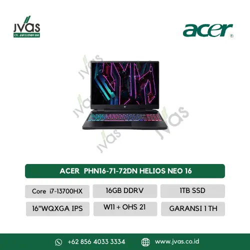 Acer  PHN16-71-72DN HELIOS NEO 16