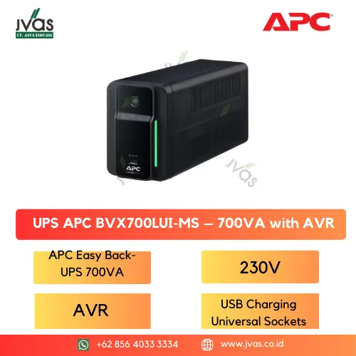   UPS APC BVX700LUI-MS – 700VA with AVR