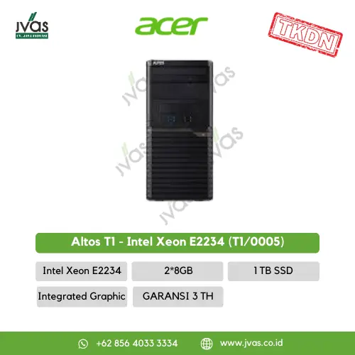 Acer Altos T1 - Intel Xeon E2234 (T1/0005)