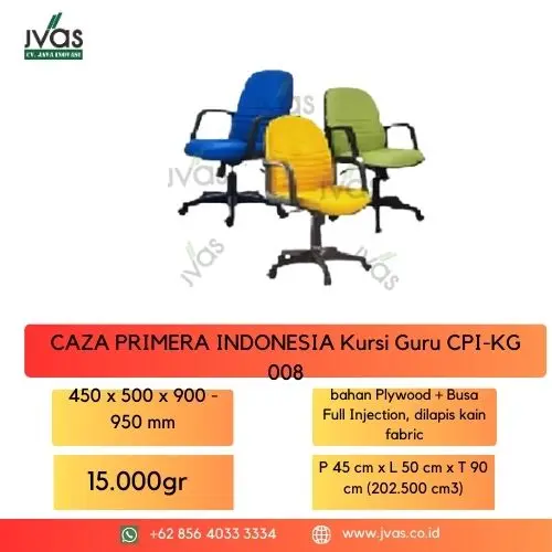 CAZA PRIMERA INDONESIA Kursi Guru CPI-KG 008
