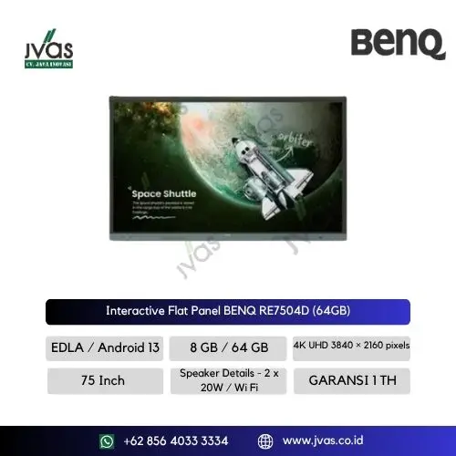 Interactive Flat Panel BENQ RE7504D (64GB)