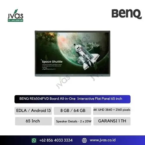 BENQ RE6504FVD Board All-in-One  Interactive Flat Panel 65 inch