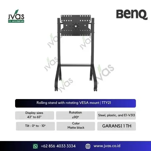 Rolling stand with rotating VESA mount | TTY21