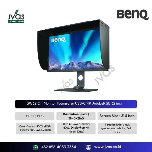 SW321C｜Monitor Fotografer USB-C 4K AdobeRGB 32 inci