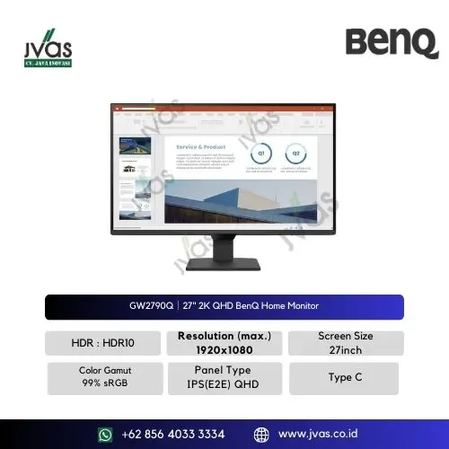 GW2790Q｜27" 2K QHD BenQ Home Monitor