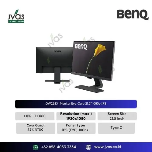 GW2283 | Monitor Eye-Care 21.5" 1080p IPS