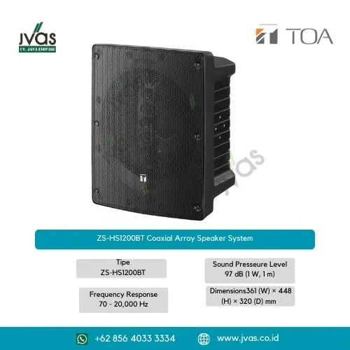 ZS-HS1200BT Coaxial Array Speaker System