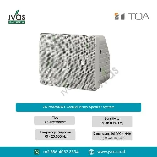 ZS-HS1200WT Coaxial Array Speaker System