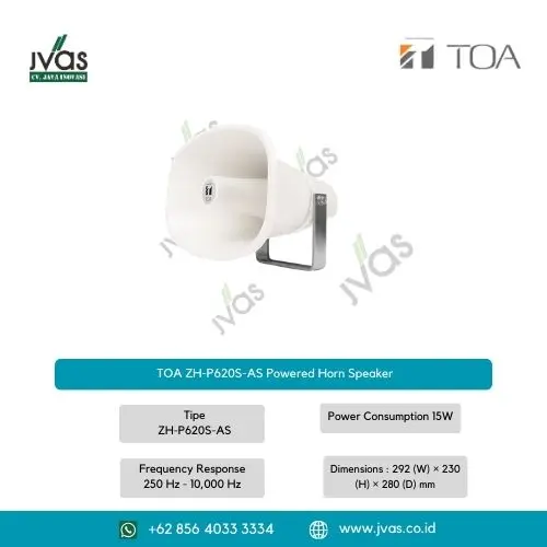 TOA ZH-P620S-AS Powered Horn Speaker