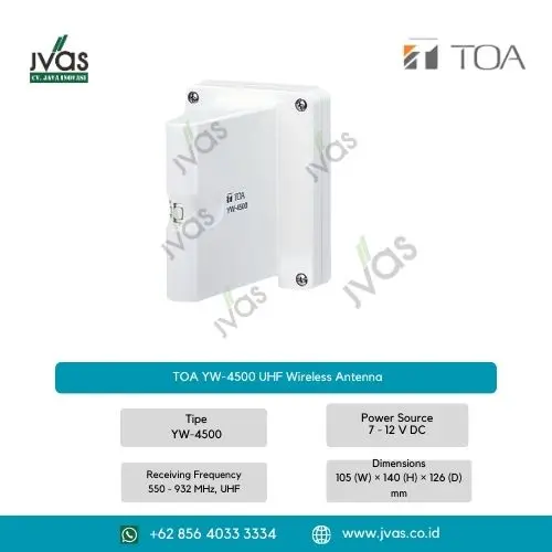 TOA YW-4500 UHF Wireless Antenna