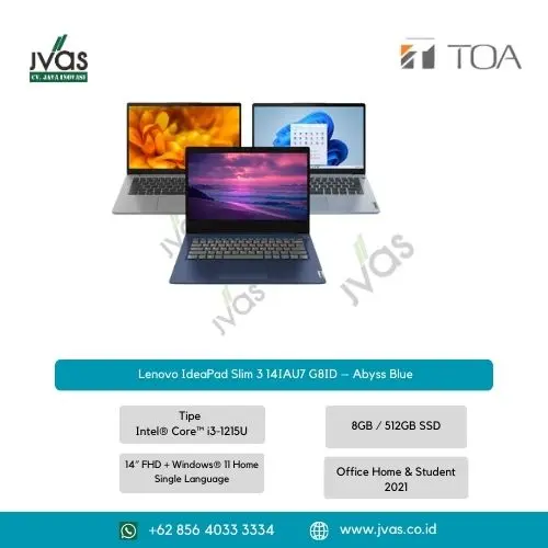 Lenovo IdeaPad Slim 3 14IAU7 G8ID – Abyss Blue
