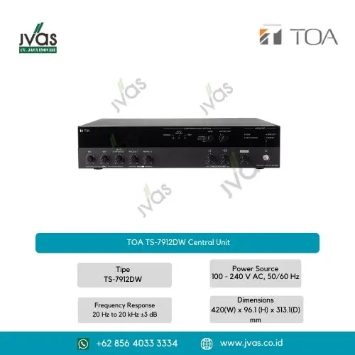 TOA TS-7912DW Central Unit
