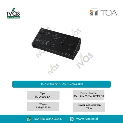 TOA Z-TS820RC-AS 1 Central Unit