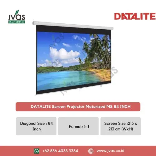 DATALITE Screen Projector Motorized MS 84 INCH