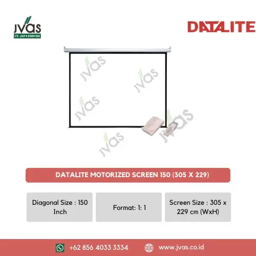 DATALITE MS 120 Inch Motorized Screen Projector