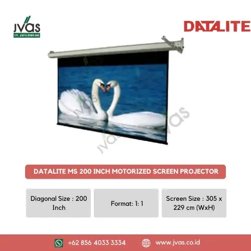 DATALITE MS 200 Inch Motorized Screen Projector