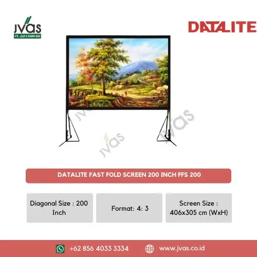 DATALITE Fast Fold Screen 200 inch FFS 200