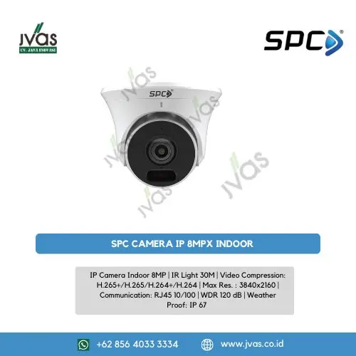 SPC CAMERA IP 8MPX INDOOR